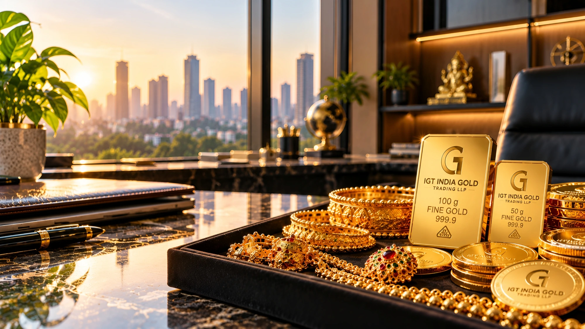 IGT India Gold Trading gold bars, coins and jewellery